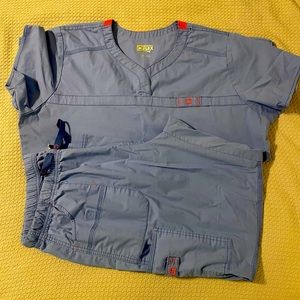 Wonder wink wonder flex scrub set. XL top and XL petite pants.